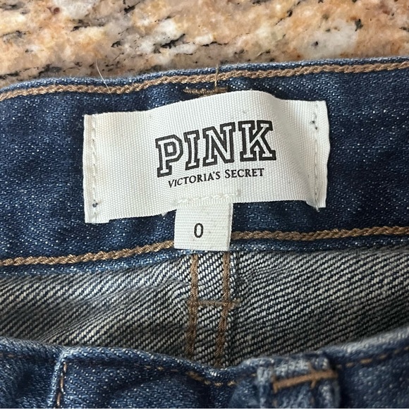 Vtg Y2k Victoria’s Secret Pink Low Rise Daisy Dukes Fringe Sequin Preppy Coast 0 - Picture 8 of 9